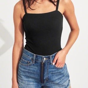 Hollister Square Neck Cami Bodysuit